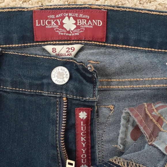 Lucky Brand Sofia Straight Jeans 8/29 - Picture 4 of 7